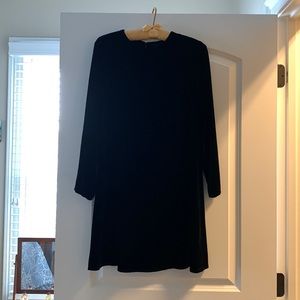 Eileen Fisher black velvet dress size small
